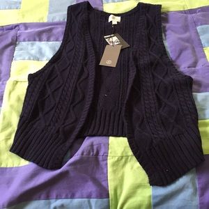 ThreadUP: Navy knit vest